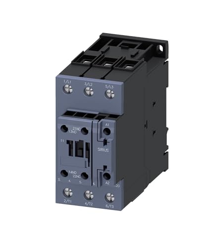 Contacteur 3RT2037-1AK60 triphasé pour commande moteur électrique industriel