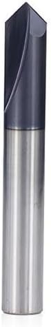 90 Degrees Carbide End Mill Chamfer Router Bit 2 Flute Chamfer Cutter CNC Machine Milling Cutter,12x12x75L