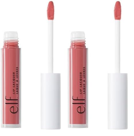 e.l.f. Lip Lacquer, Moisturizing, Shiny, Non-Sticky & Long Lastin...