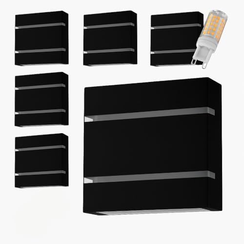Kit 5 Arandela Slim com Lâmpada LED 5w Inclusas Externa Bivolt 2 ...