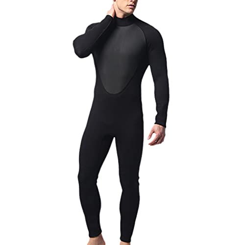 Combinaison de plongée homme 3mm extensible à col rond pour natation et kayak
