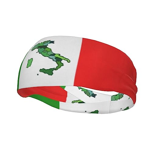 Image of Cute Flag Headbands Women Men Flag Sweatband Sports Headband for Running, Cycling, Yoga Gym, Working Out