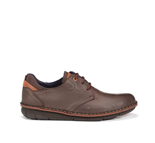 Fluchos Para Hombre. F0700_DESE_CAC1 Zapatos De Piel Alfa F0700 MarróN (43), Cordones, Casual - 2