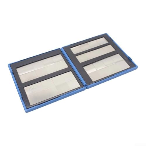 Sumsoctober Industrial Roughness Comparison Sample High Carbon Chromium Steel Surfaces Roughness Gauge for Quality Control Machining Processes