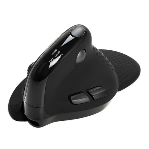 Image of DELUX Seeker Ergonomic Vertical Wireless Mouse with OLED Screen (M618XSD)