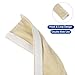 uxcell Refrigerator Door Handle Covers Velvet Cloth Decor Protectors Keep Your Kitchen Appliance Clean Fit for Fridge, Oven, Dishwasher, Beige
