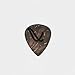 Wambooka 1mm Flat Handcrafted Guitar Pick with Flared Tip (Black Horn, Clear Horn, White Bone and Dark Wood) (Native Flat Pick - Coconut)