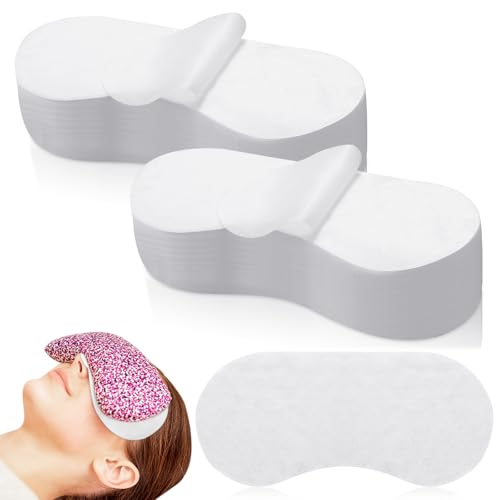 Cutecrop 300 Disposable Eye Pillow Covers Care Cotton Sheet Facial Eye Covers Spa Cotton Paper Cosmetic Facial Paper Sheet Nose Face Pads Safe & Sanitary
