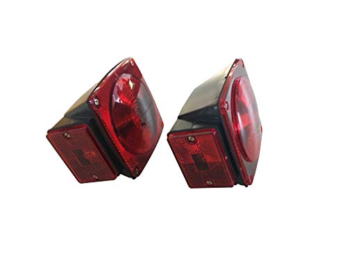 image for MAXXHAUL 70094 12V Incandescent Trailer Light Kit | Stop, Tail, Brake,
