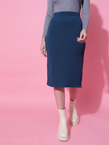 Image of KOTTY Women's Solid and Printed Skirts - A-Line || Pencil || Midi || Maxi || Knee-Length || Flared || Asymmetric Styles for Chic and Comfortable Fashion