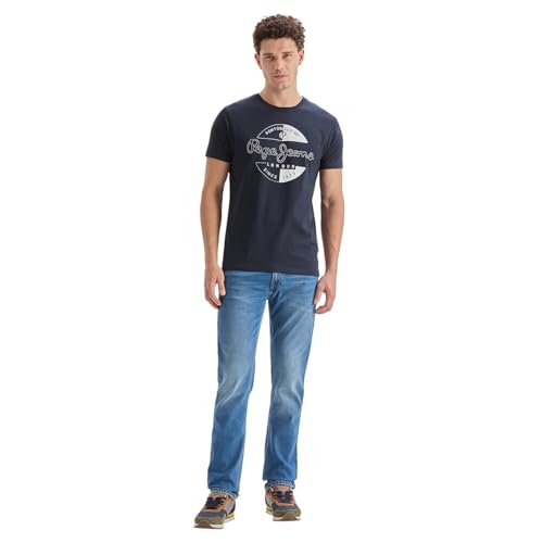 Image of Pepe Jeans Men T-Shirt|Cotton|Slim Fit