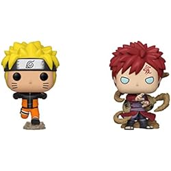 Funko - Pop! Animation: Naruto - Gaara Figura Coleccionable, Multicolor (46627) & Pop! Animation: Naruto - Naruto Running Figura Coleccionable, Multicolor (46626)