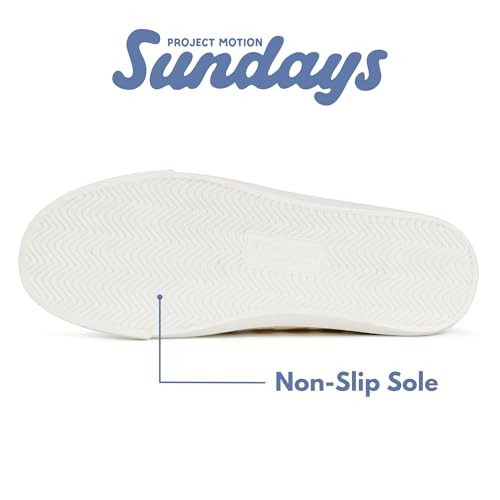 Image of Sundays Canvas Sneakers Women - Memory Foam Insole with Breathable Canvas Shoes for Women Footwear - Non-Slip with Lightweight and Comfortable Womens Sneakers