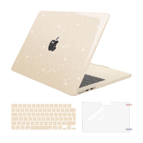 Coque MacBook Air 15 Pouces pour illuminer votre bureau avec l'effet paillettes lumière étoiles