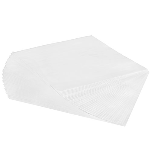 EZ Craft USA Permanent Matte White Vinyl Sheets Better Than Vinyl Rolls 12" X 12" - 40 Matte Adhesive Backed Sheets Work with Cricut and Other Cutters