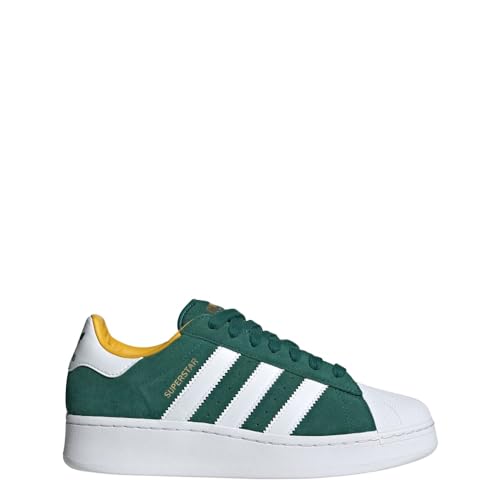 adidas Originals Unisex Superstar XLG Shoes, Collegiate Green/Cloud White/Bold Gold, US 8.5 M/ 9.5 W