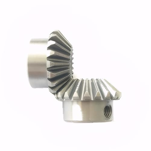 Angle Steering 2pcs 1 Module 20 Teeth Bevel Gear 1:1 Transmission Carbon Steel 90 Degree Miter Gear Reversing Gearbox Mechanical Gear Driving Change(8mm)