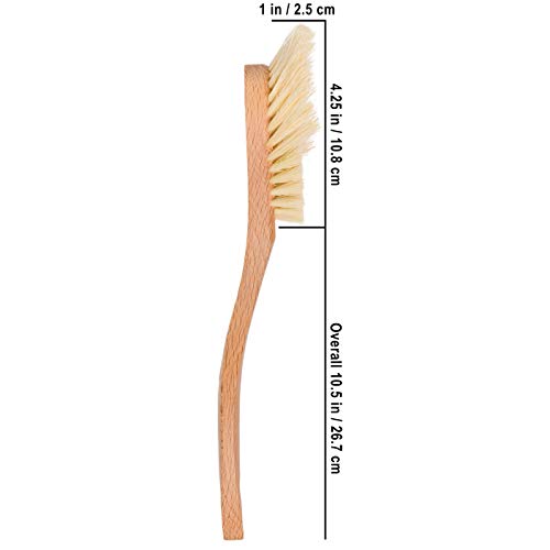 Image of Redecker Dish Brush, Tampico Fiber, Curved - Extra Large Head for Everyday Cleaning, Made in Germany
