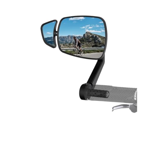 Retrovisor e-bike BUCKLOS espejo izquierdo para trayectos urbanos y cicloturismo seguro