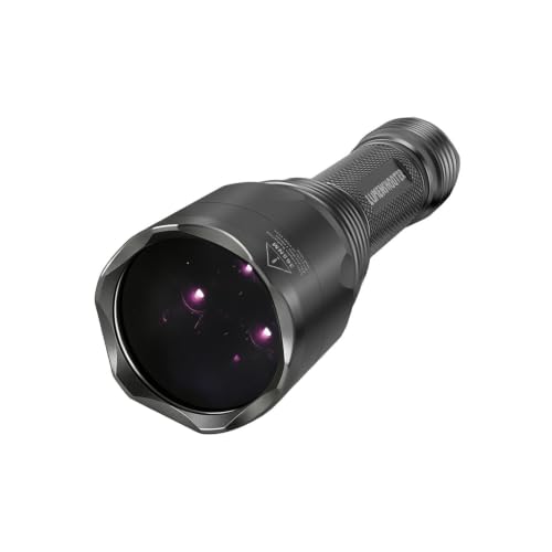Image of LUMENSHOOTER S3 365nm UV Flashlight with 3 LEDs, Rechargeable Black Light Torch for Resin Curing, Rocks Searching, Scorpion & Pet Urine Finding