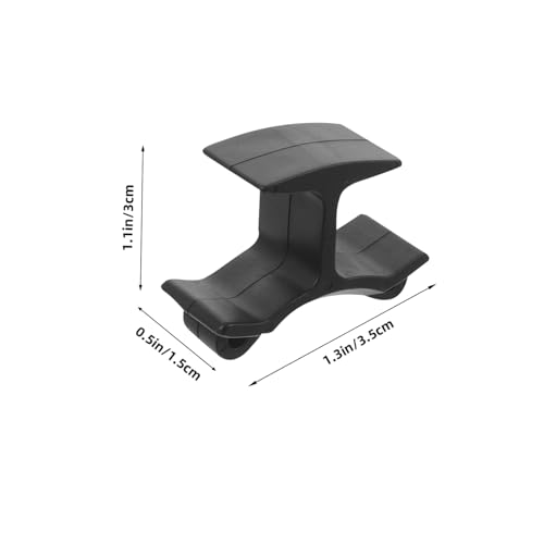 Clip para silbato deportivo con agarre para dedo negro PVC miniatura 4