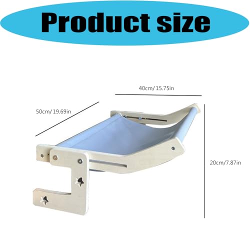 Hamaca de ventana para gatos para interior con cama flotante adaptable y desmontable 4