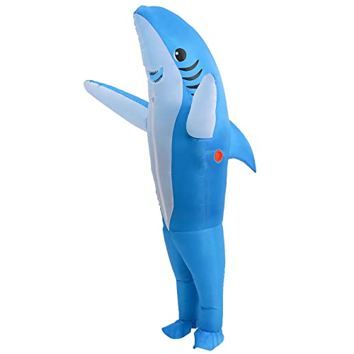 Disfraz inflable de tiburón para cosplay miniatura 3