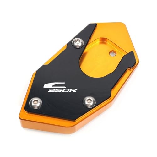 Plaque support de béquille moto pour stationner sur herbe