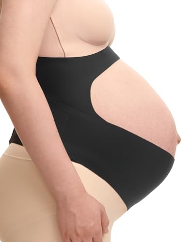 Image of Momcozy Maternity Belly Support Band – Adjustable Pregnancy Belly Band for Back & Pelvic Relief, Gentle Bump Lift, Breathable & Latex-Free