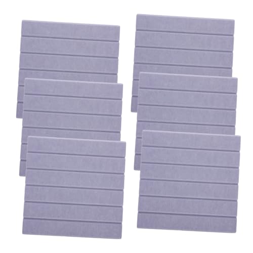 DOITOOL 6pcs Self Adhesive Felt Board Acoustic Panels for Wall Decor Noise Reduction Memo Tiles for Office Home School Family Photos and Artwork Display Grey