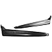 Rear Bumper Lip Compatible with 1999-2000 Honda Civic 2 & 4 Door, JDM 2pcs Style PU Black Rear Lip Spoiler Splitter by IKON MOTORSPORTS