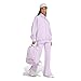 adidas Women's All SZN Soft Lux Loose Full-Zip Track Top, Powder Plum, X-Large