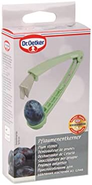 Dr. Oetker 3245 Plum Stoner, Plastic, green, 15 x 3 x 7.5 cm