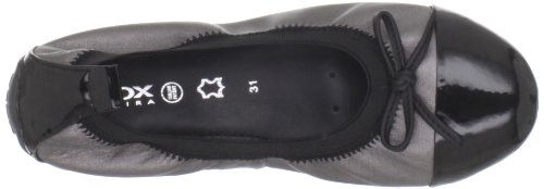Image of Geox Cpiuma22 Ballerina Flat (Toddler /Little Kid /Big Kid),Black,39 M - 6 Yth