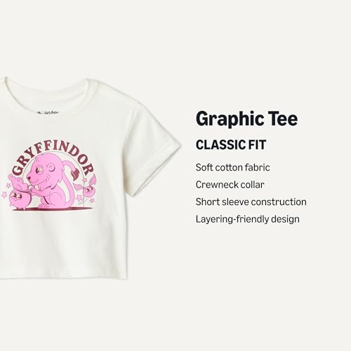 Image of Amazon Essentials Girls and Toddlers' Girls and Toddlers 3-Pack Short Sleeve T-Shirts