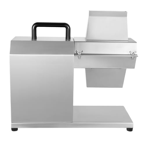 Electric Meat Tenderizer Machine, 110V 450W 304 Stainless Steel Electric Steak Machine 180RPM Commercial Meat Tenderizer Machine with 5.3-Inch Blades, Space Saving Meat Cuber Tenderizer for Pork Beef