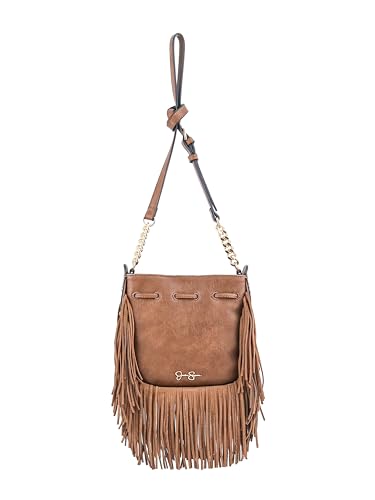 Jessica Simpson Calypso Drawstring Crossbody Bag, Stylish Purse with Adjustable Chain Strap3