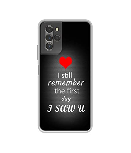 Image of I Saw You Heart Design Printed Silicon Soft TPU Back Case Cover for Micromax in Note 2 4G