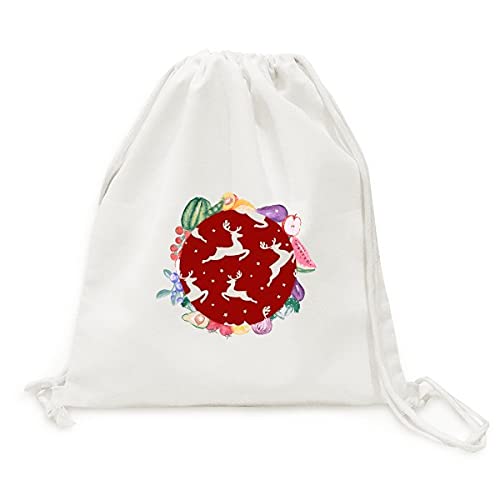 Sac en tissu pliable pour fruits légumes festival de noël