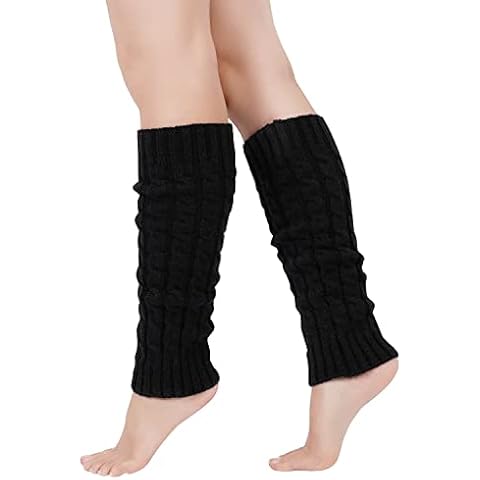 Stylish Black Leg Warmers for Women Cover