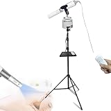 LYSDIANPU Terahertz Physiotherapie-Geräteständer, 2,1 M, Stabiles, Drehbares Elektrisches Selbstbedienungsstativ Mit Fernbedienung, Höhenverstellbar, 30/60-Minuten-Timerfunktion Für Pflegeheime