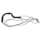 aiuto per l'addestramento e l'affondo del cavallo, attrezzatura regolabile per l'addestramento dell'affondo del cavallo per l'addestramento del cavallo(nero)
