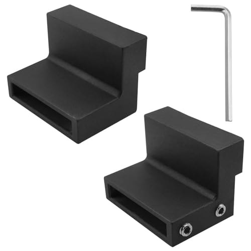 Lovelysp Barn Door Roller Stopper Flat Track Sliding Door Stopper with Mounting Wrench for Track Width Barn Door Hardware 2pcs (1.610.28)