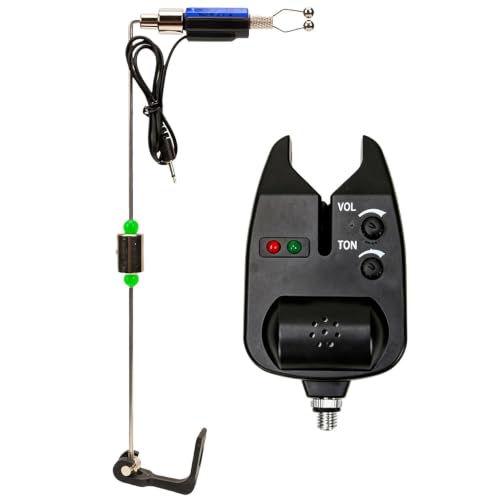 Avisador de picada LED para cañas de pescar con pilas y luz para pesca nocturna