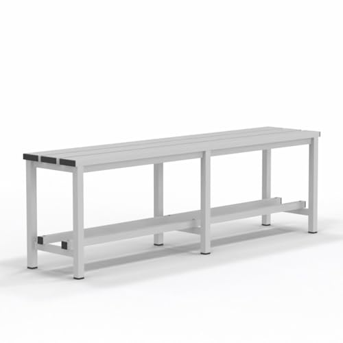 Spacio Banco Metálico Norrköping Estilo nórdico para Uso Profesional o en hogar para vestuarios