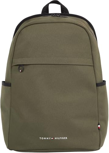 Tommy Hilfiger Herr TH Element ryggsäck AM0AM12455, khaki, en storlek, Khaki, one size