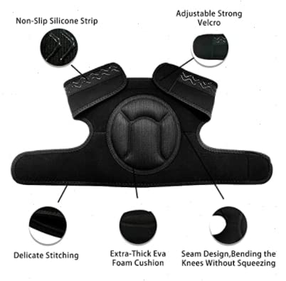 Miniatura 7 de Rodilleras para hombres y mujeres para limpieza, trabajo doméstico, pisos de fregar, rodillera de jardinería para instalaciones de alfombras de
