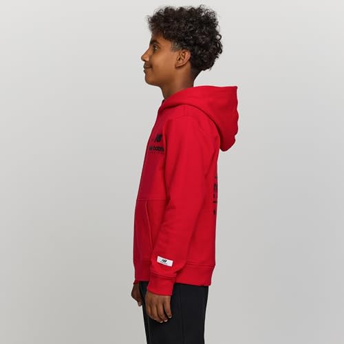 New Balance Boys Graphic Hoodie, Cotton Blend Fleece Sweatshirt, Sizes 4-16 - image 7