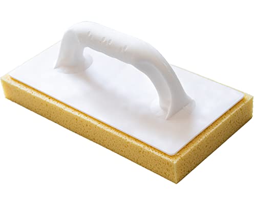Kronen Hansa Reibfix Fliesenwaschbrett mit Hydro-Schwammauflage zum Abwaschen von Fliesen (Fliesenschwamm, Putzbrett, ungerastert, Made in Germany, 140 x 280 mm, Stärke 30 mm) Cover