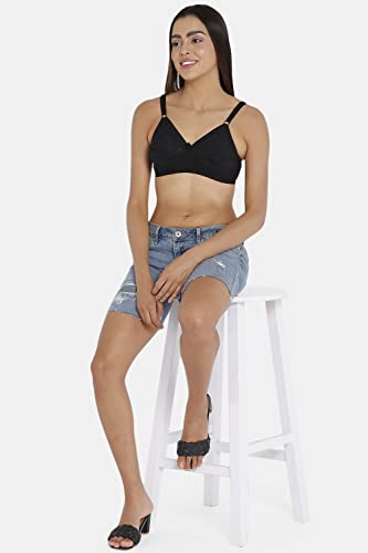 Image of Naidu Hall Women's Cotton Brassiere | Non-Padded | Non-Wired | Full Coverage | Regular Bra for Women 1 Piece